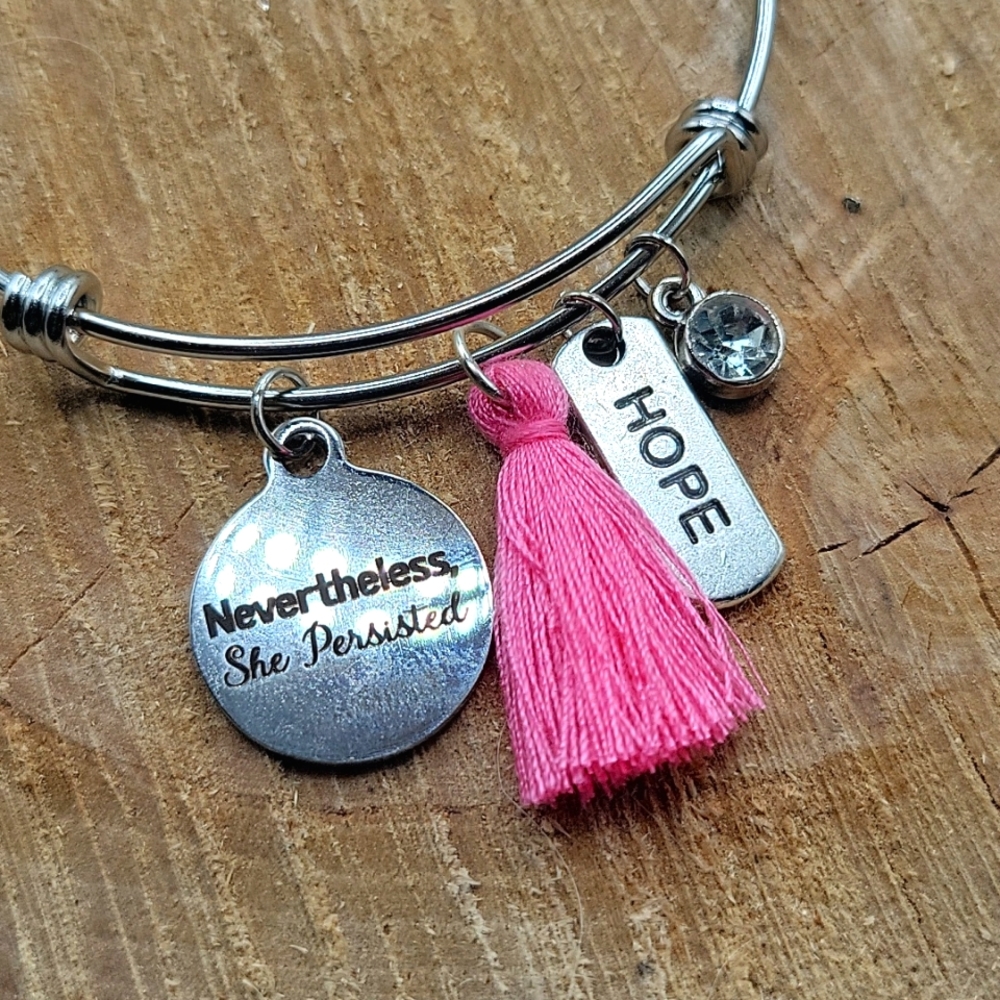 'Hope' charm bracelet